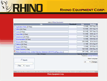 Tablet Screenshot of downloads.rhinoequipment.com